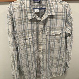 Patagonia Men's Organic Pima Long Sleeve Shirt - Size XL